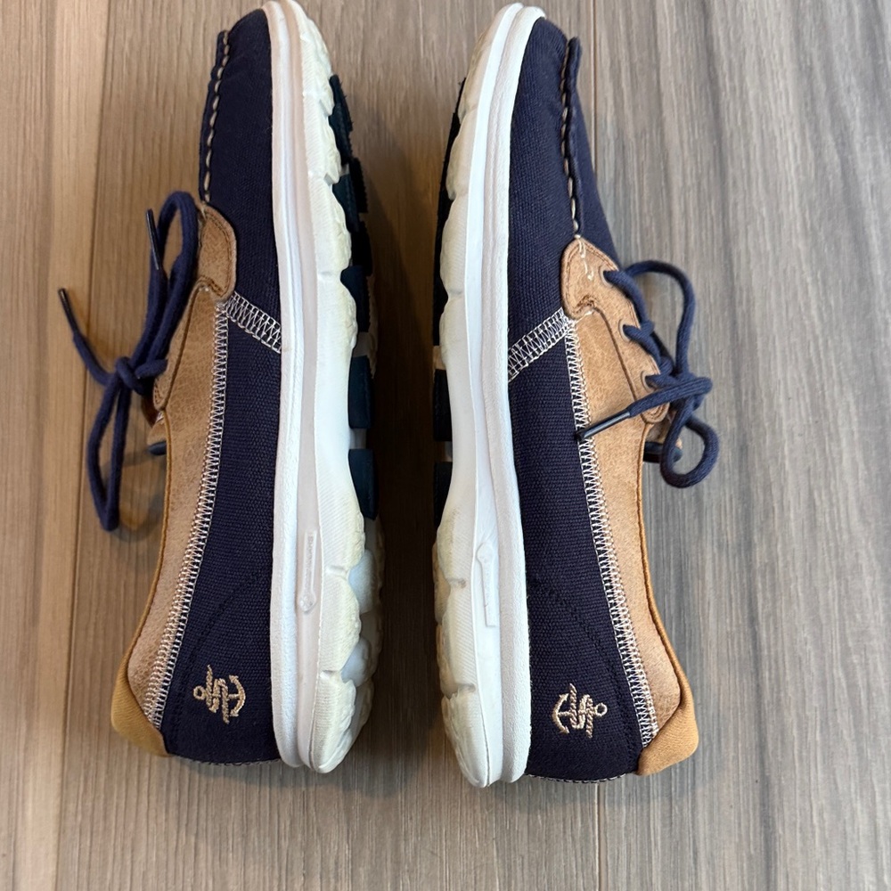 Skechers Women's Go-Step Navy Seashore Boat Sneakers Size 9 - Picture 5 of 6